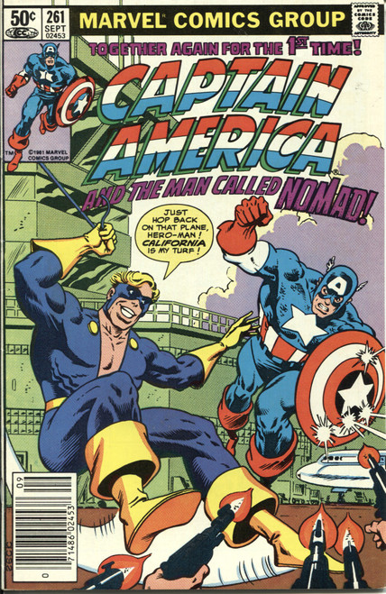 Captain America (1968 Series) #261 Newsstand NM- 9.2