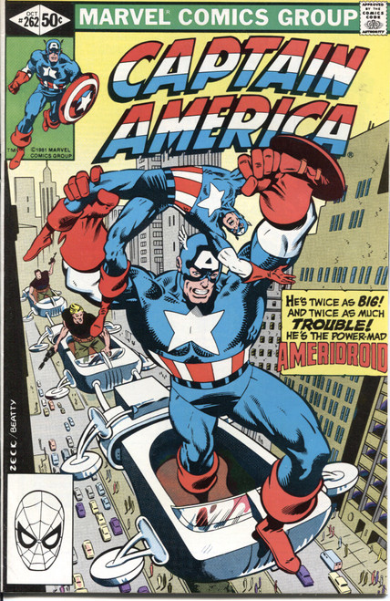 Captain America (1968 Series) #262 VF- 7.5 Captain America (1968 Series) #262 VF- 7.5