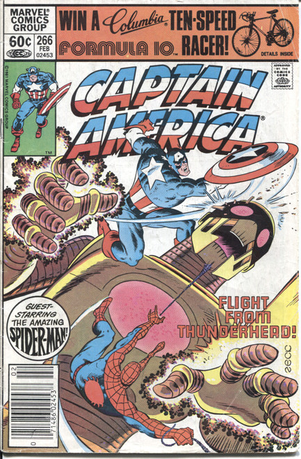 Captain America (1968 Series) #266 Newsstand VG 4.0