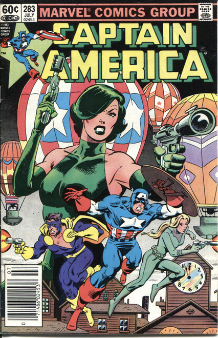 Captain America (1968 Series) #283 Newsstand FN+ 6.5