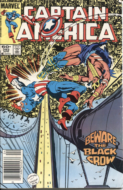 Captain America (1968 Series) #292 Newsstand FN 6.0