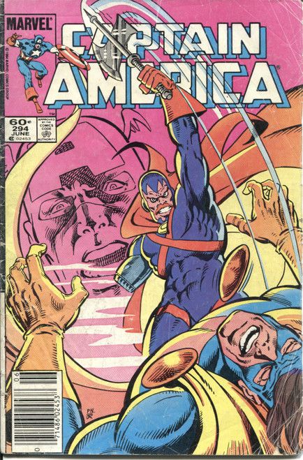 Captain America (1968 Series) #294 Newsstand GD 2.0