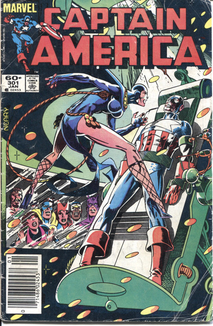 Captain America (1968 Series) #301 Newsstand VG- 3.5