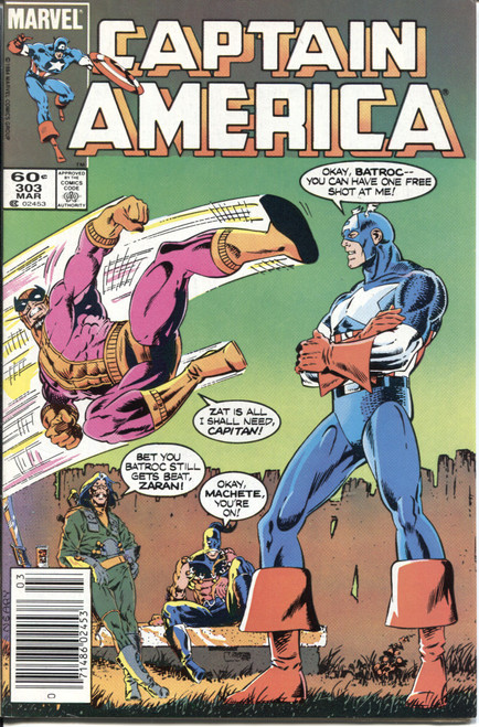 Captain America (1968 Series) #303 Newsstand NM- 9.2