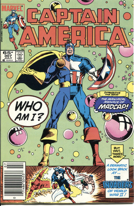 Captain America (1968 Series) #307 Newsstand NM- 9.2