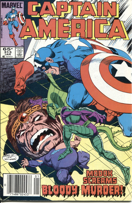 Captain America (1968 Series) #313 Newsstand VF/NM 9.0