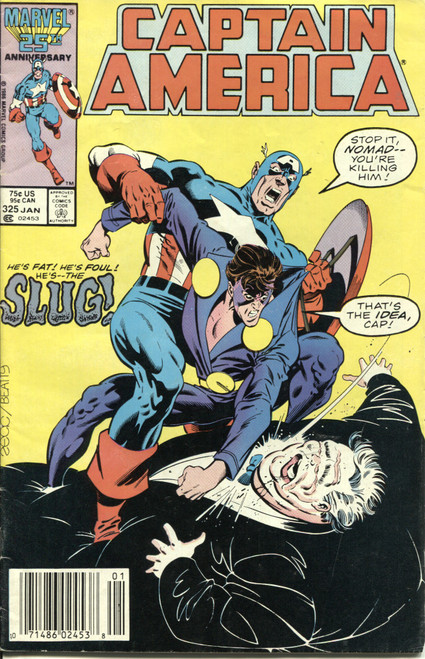 Captain America (1968 Series) #325 Newsstand FN/VF 7.0