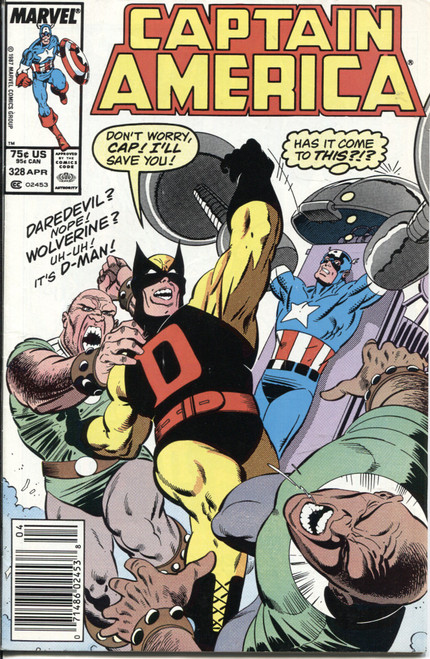 Captain America (1968 Series) #328 Newsstand VF 8.0 Captain America (1968 Series) #328 Newsstand VF 8.0