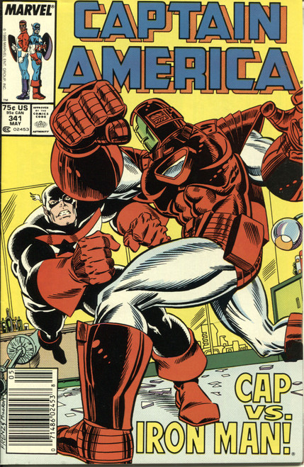 Captain America (1968 Series) #341 Newsstand NM- 9.2