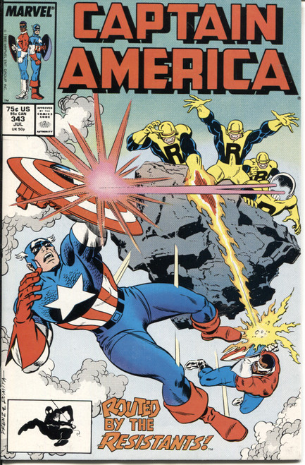 Captain America (1968 Series) #343 VF 8.0 Captain America (1968 Series) #343 VF 8.0
