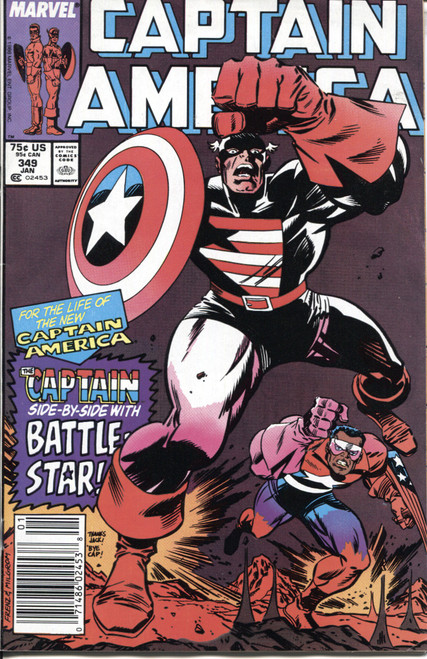 Captain America (1968 Series) #349 Newsstand NM- 9.2