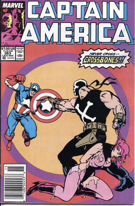 Captain America (1968 Series) #363 Newsstand NM- 9.2