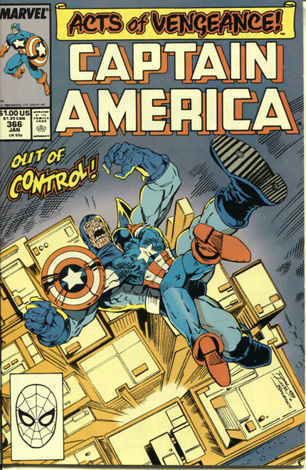 Captain America (1968 Series) #366 NM- 9.2