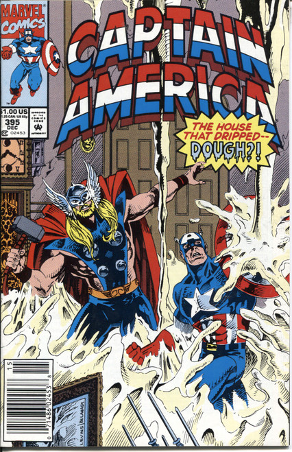 Captain America (1968 Series) #395 Newsstand NM- 9.2