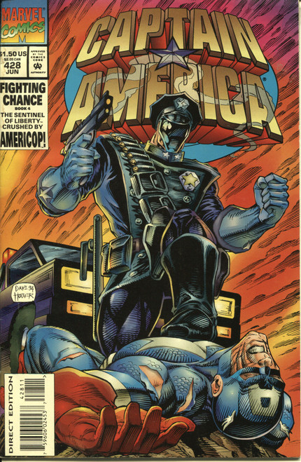 Captain America (1968 Series) #428 VG- 3.5