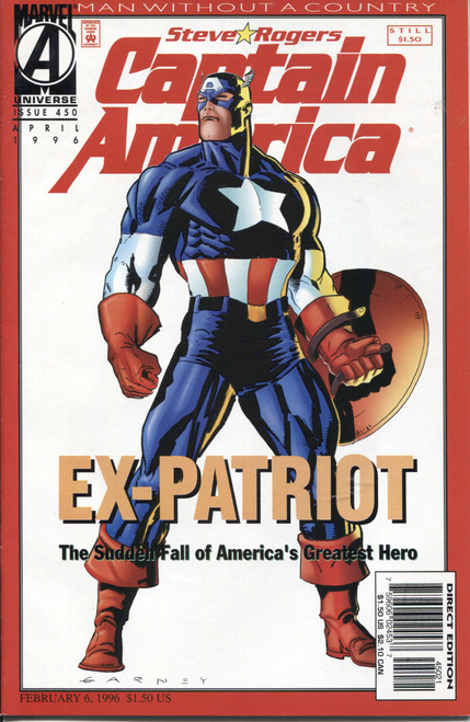 Captain America (1968 Series) #450B NM- 9.2