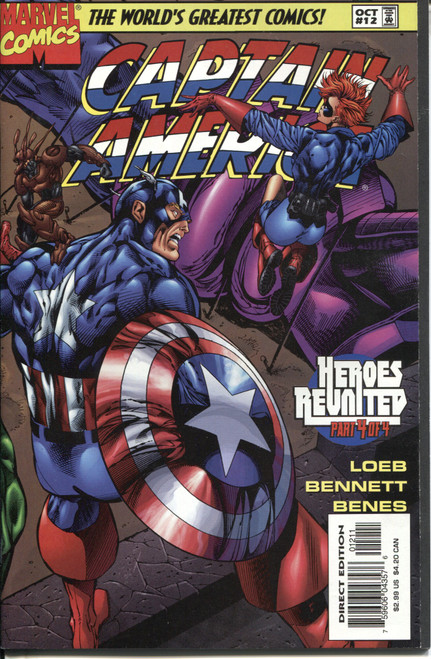 Captain America (1996 Series) #12 NM- 9.2