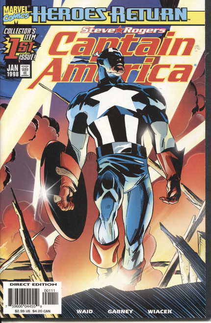 Captain America (1998 Series) #1 NM- 9.2