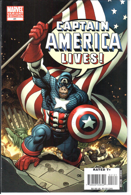 Captain America (2005 Series) #41 Variant NM- 9.2