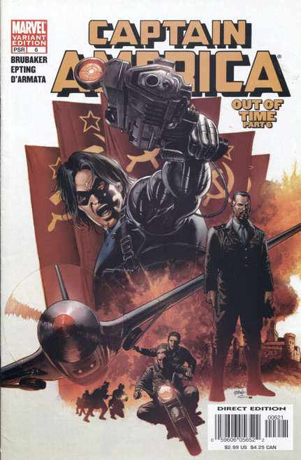 Captain America (2005 Series) #6 Variant NM- 9.2 Captain America (2005 Series) #6 Variant NM- 9.2