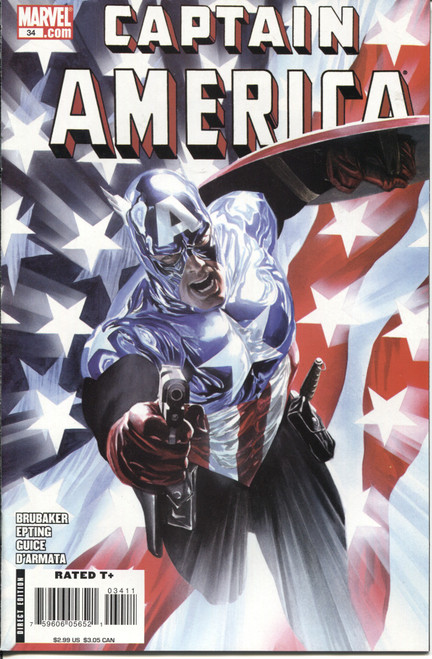 Captain America (2005 Series) #34B NM- 9.2