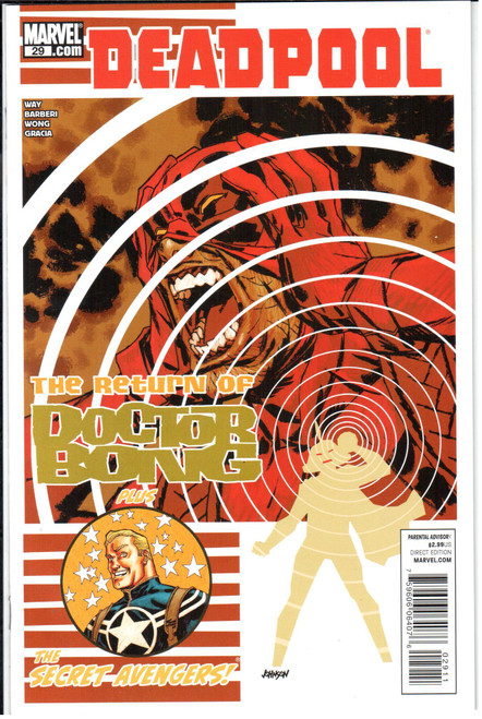 Deadpool (2008 Series) #29 NM- 9.2 Deadpool (2008 Series) #29 NM- 9.2