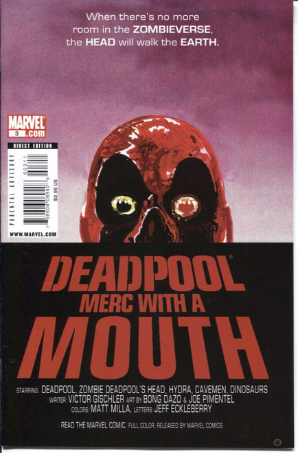 Deadpool Merc with a Mouth #3 NM- 9.2 Deadpool Merc with a Mouth #3 NM- 9.2