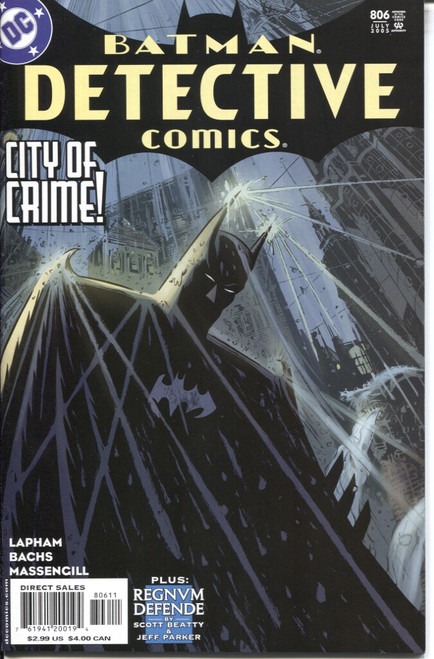 Detective Comics (1937 Series) #806 NM- 9.2
