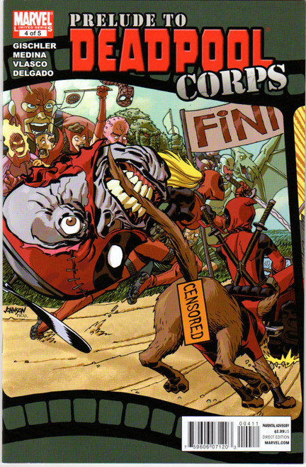 Prelude to Deadpool Corps #4 NM- 9.2 Prelude to Deadpool Corps #4 NM- 9.2