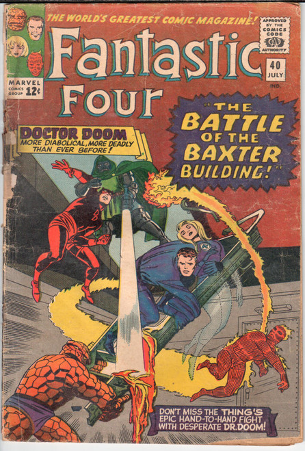 Fantastic Four (1961 Series) #40 GD- 1.8
