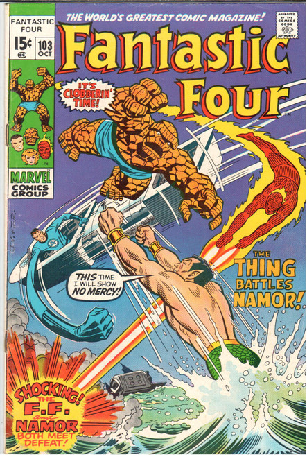 Fantastic Four (1961 Series) #103 FN- 5.5