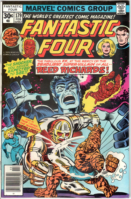Fantastic Four (1961 Series) #179 Newsstand VF 8.0
