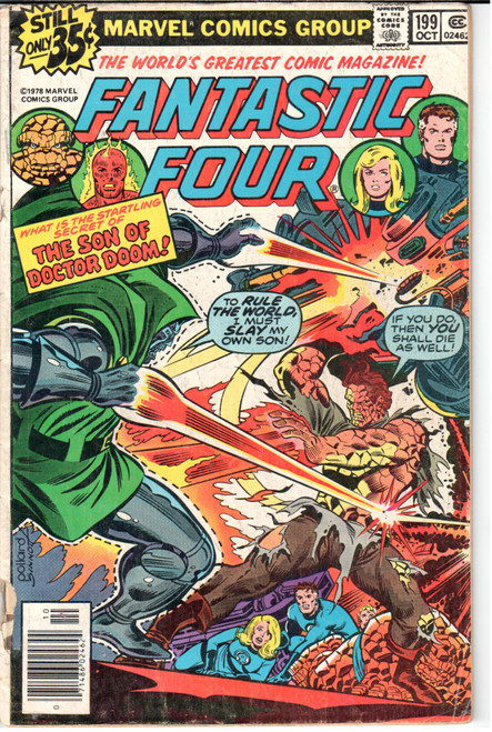 Fantastic Four (1961 Series) #199 Newsstand GD- 1.8