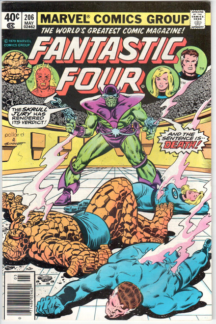 Fantastic Four (1961 Series) #206 Newsstand VF 8.0