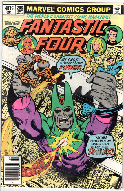 Fantastic Four (1961 Series) #208 Newsstand VF- 7.5