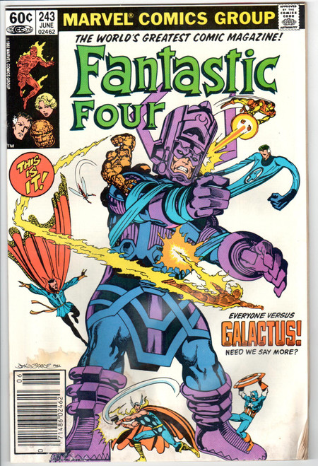 Fantastic Four (1961 Series) #243 Newsstand GD+ 2.5