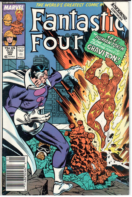 Fantastic Four (1961 Series) #322 Newsstand VF- 7.5