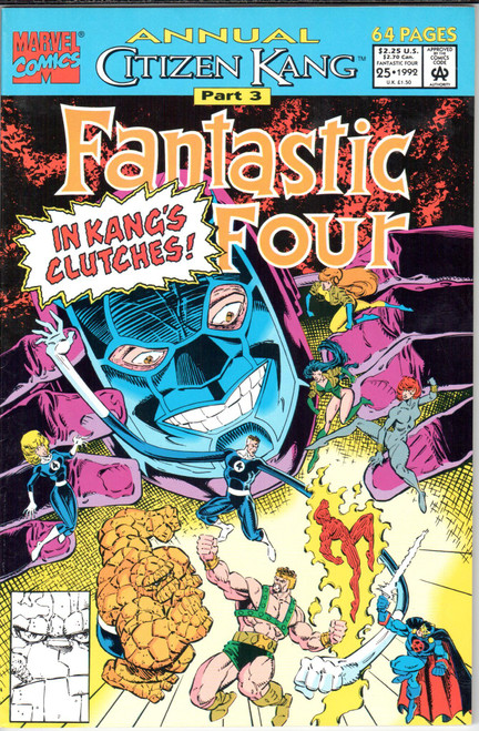 Fantastic Four (1961 Series) #25 Annual NM- 9.2