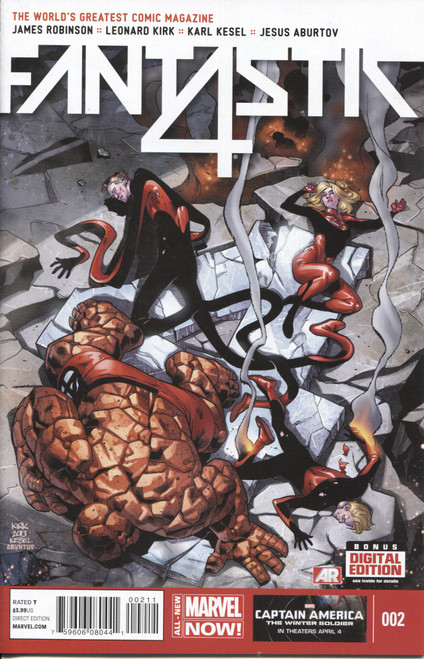 Fantastic Four (2014 Series) #2 NM- 9.2