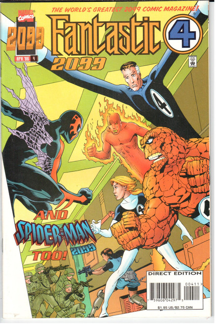 Fantastic Four 2099 #4 NM- 9.2 Fantastic Four 2099 #4 NM- 9.2