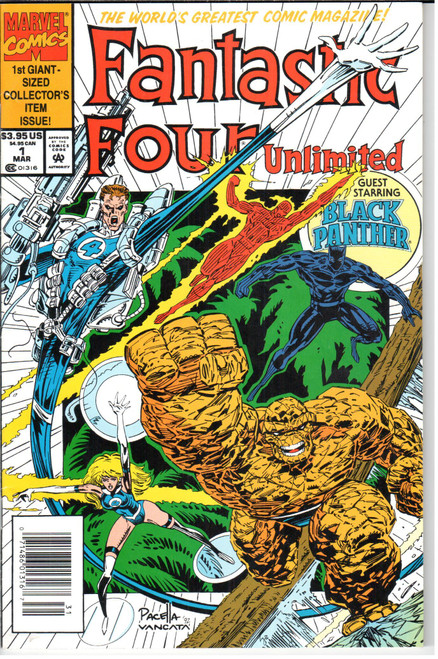 Fantastic Four Unlimited #1 Newsstand NM- 9.2 Fantastic Four Unlimited #1 Newsstand NM- 9.2
