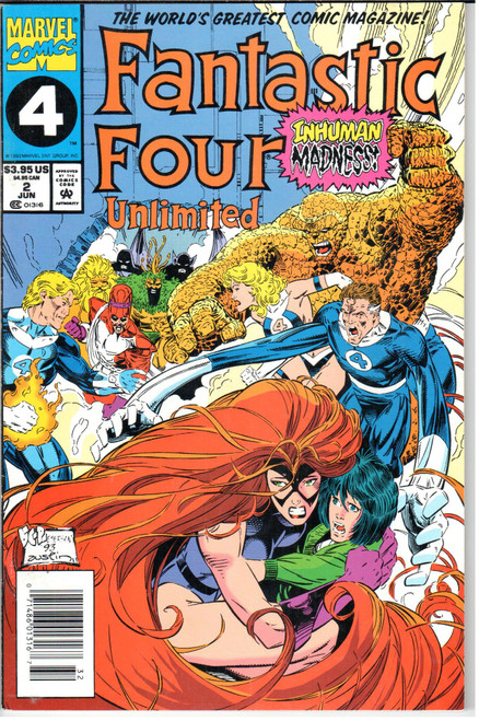 Fantastic Four Unlimited #2 Newsstand NM- 9.2 Fantastic Four Unlimited #2 Newsstand NM- 9.2