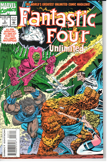 Fantastic Four Unlimited #3 NM- 9.2 Fantastic Four Unlimited #3 NM- 9.2