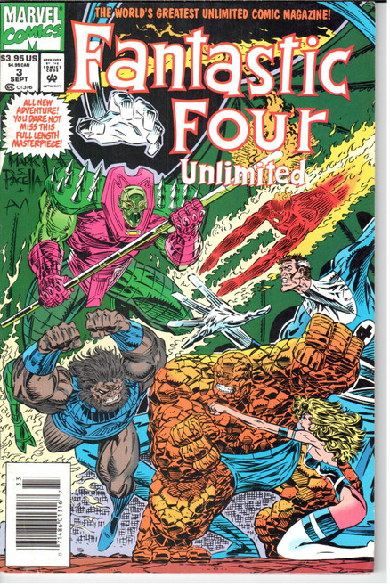 Fantastic Four Unlimited #3 Newsstand NM- 9.2 Fantastic Four Unlimited #3 Newsstand NM- 9.2