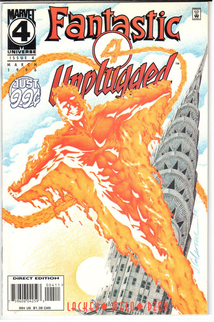 Fantastic Four Unplugged #4 NM- 9.2 Fantastic Four Unplugged #4 NM- 9.2