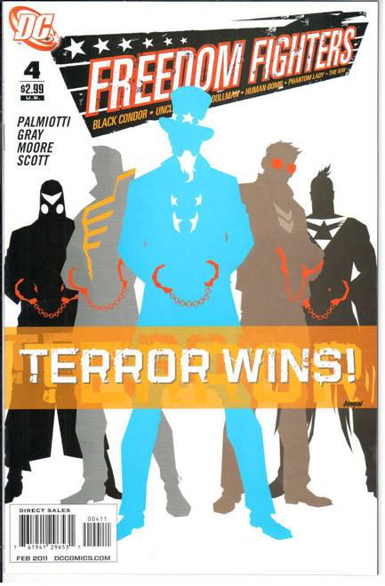 Freedom Fighters (2010 Series) #4 NM- 9.2