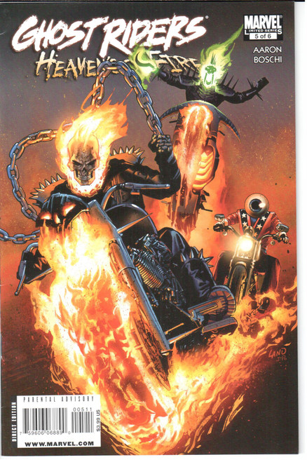 Ghost Rider Heaven's on Fire #5 NM- 9.2 Ghost Rider Heaven's on Fire #5 NM- 9.2