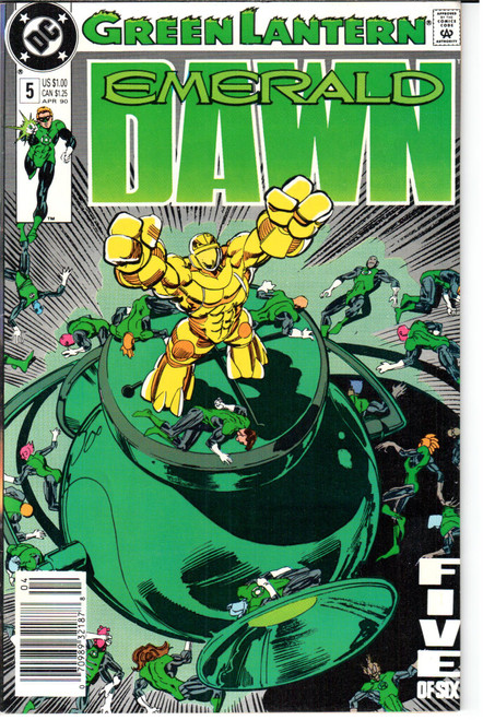 Green Lantern Emerald Dawn #5 Newsstand NM- 9.2 Green Lantern Emerald Dawn #5 Newsstand NM- 9.2