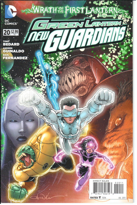 Green Lantern New Guardians (2011 Series) #20 NM- 9.2 Green Lantern New Guardians (2011 Series) #20 NM- 9.2