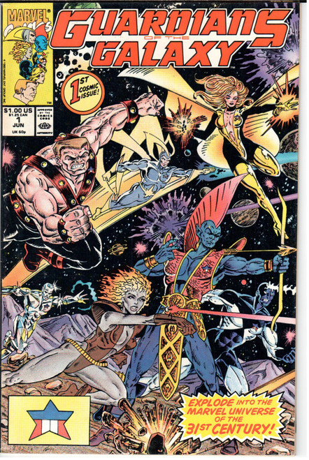 Guardians of the Galaxy (1990 Series) #1 NM- 9.2 Guardians of the Galaxy (1990 Series) #1 NM- 9.2